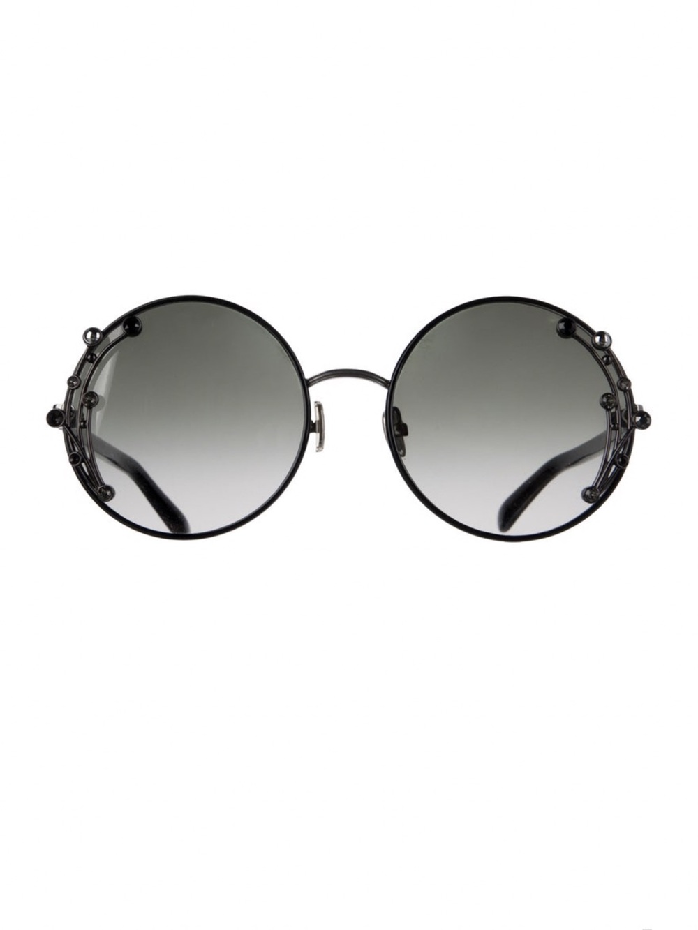 Jimmy Choo Round Gradient Lens Women's Sunglasses